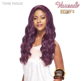Vanessa Honey-2 Brazilian Human Hair Blend Swissilk Lace Front Wig - T2HB TAGUS